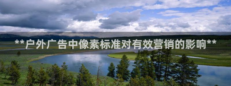 杏宇平台代理多少钱：**户外广告中像素标准对有效营销的影响**