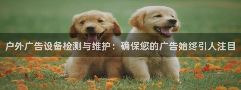杏宇平台代理：户外广告设备检测与维护：确保您的广告始终引人注目