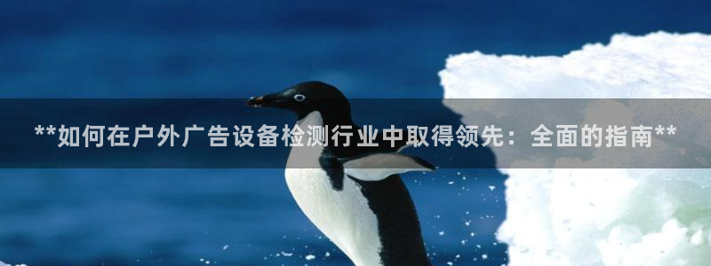 杏宇平台代理怎么样赚钱：**如何在户外广告设备检测行业中取得领先：全面的指南**