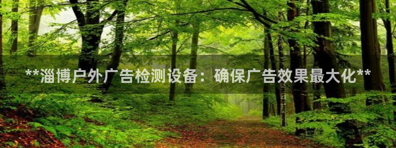 杏宇平台招商电话号码：**淄博户外广告检测设备：确保广告效果最大化**
