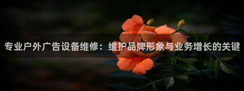 杏宇平台登录步骤是什么：专业户外广告设备维修：维护品牌形象与业务增长的关键