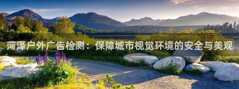 杏宇官方平台官网入口：菏泽户外广告检测：保障城市视觉环境的安全与美观