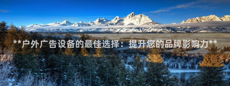 杏宇平台怎么样：**户外广告设备的最佳选择：提升您的品牌影响力**