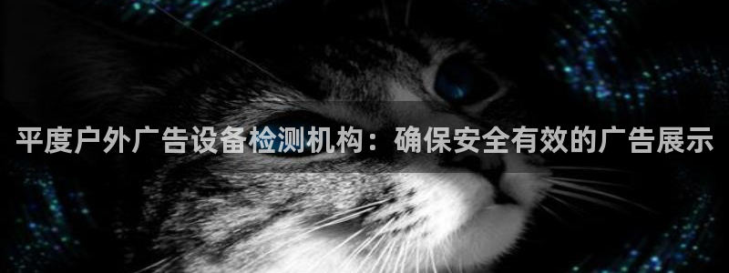 杏宇平台总代理：平度户外广告设备检测机构：确保安全有效的广告展示