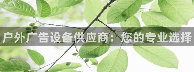杏宇平台总代理电话：户外广告设备供应商：