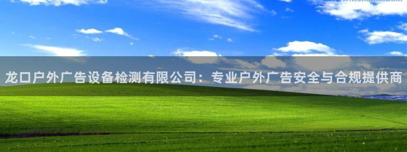 杏宇平台怎么样：龙口户外广告设备检测有限公司：专业户外广告安全与合规提供商