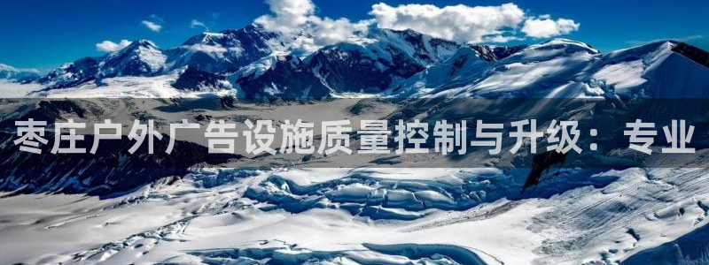 杏宇平台总代理电话：枣庄户外广告设施质量控制与升级：专业