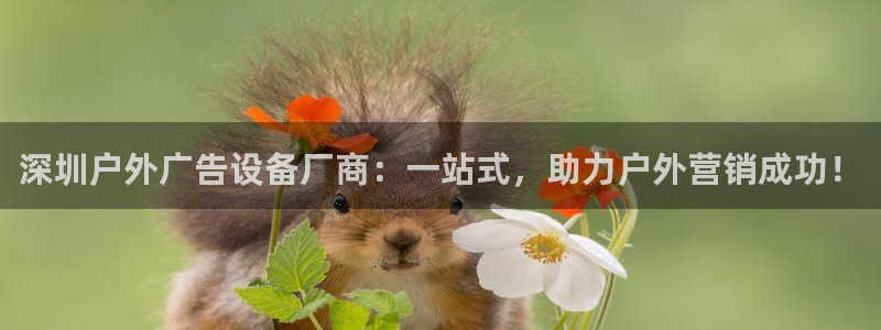 杏宇平台代理多少钱：深圳户外广告设备厂商