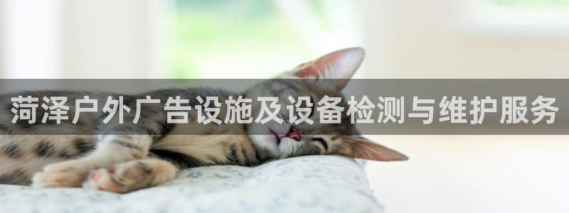 杏宇平台代理怎么赚钱快：菏泽户外广告设施及设备检测与维护服务